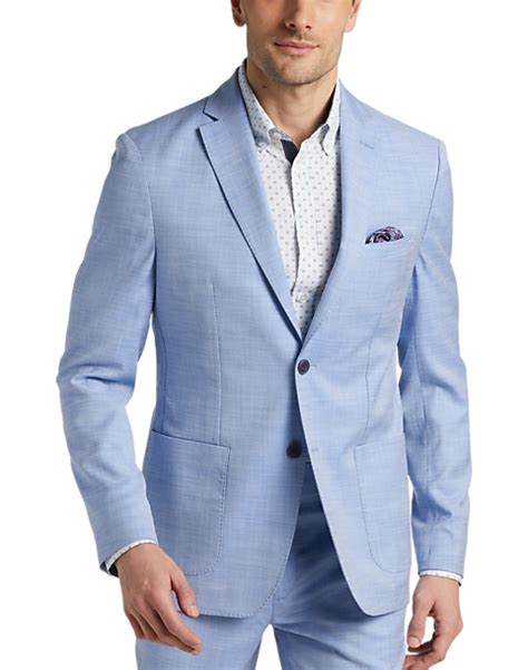 michael kors light blue slim fit suit|Michael Kors modern gray suit.